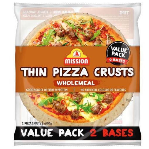 Picture of Mission Pizza Crust Wholemeal 2 Pack