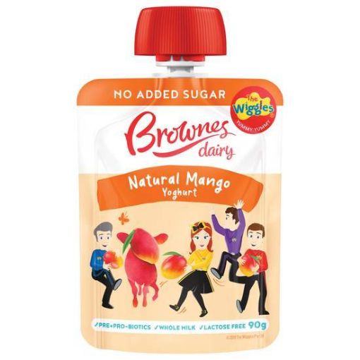Picture of Brownes Yoghurt Wiggles Mango 90Gm
