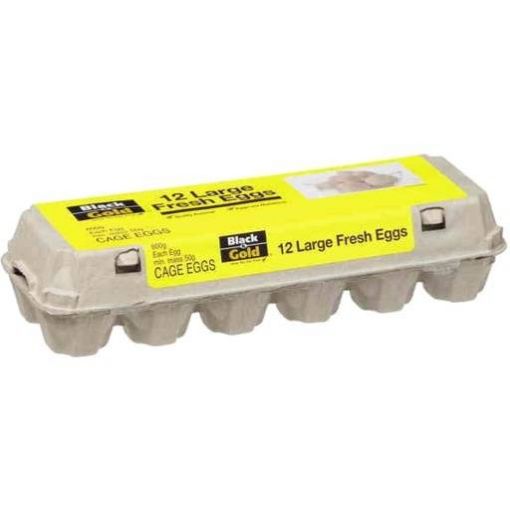 Picture of Black&Gold Eggs Cage 12 Pack 600Gm