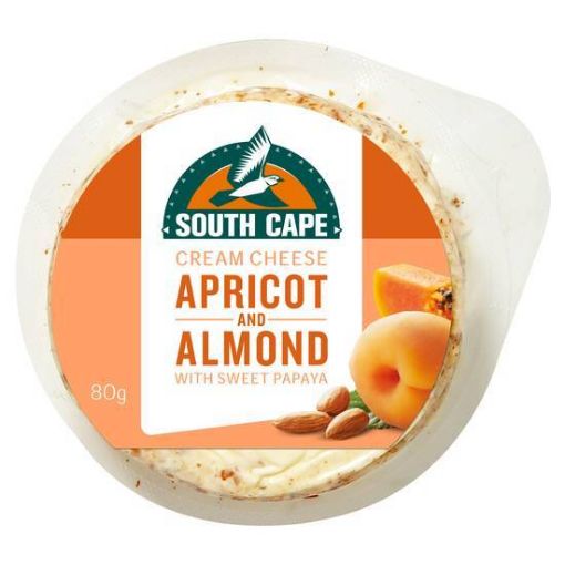 Picture of South Cape Cream Cheese Apricot & Almond 80Gm
