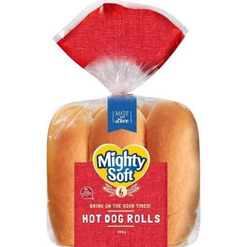 Picture of Mighty Soft Roll Hotdog 6Pk