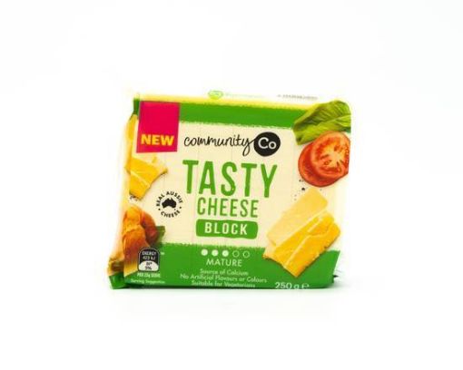 Picture of Community Co Cheese Block Tasty 250Gm