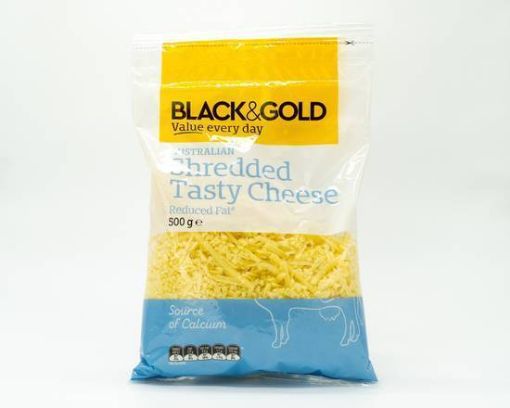 Picture of Black&Gold Cheese Tasty Shredded Refill 500Gm