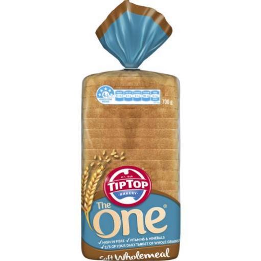 Picture of Tip Top Bread The One Whole Meal 700Gm