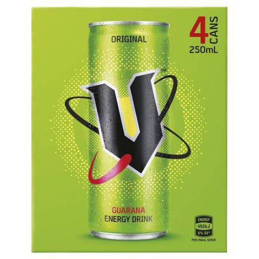 Picture of V Energy Drink (4 Pack) 250Ml