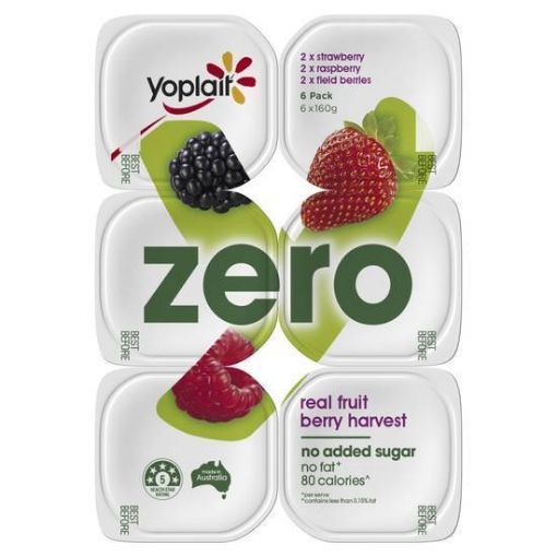 Picture of Yoplait Forme Zero Berry Harvest Yoghurts (6 Pack)