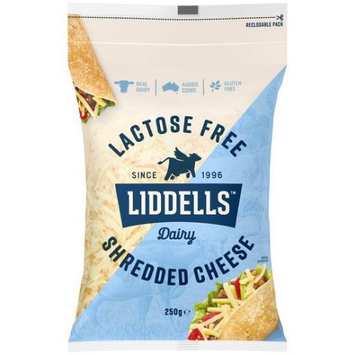 Picture of Liddells Lactose Free Shredded Cheese 250G