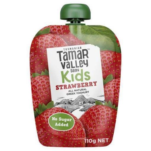 Picture of Tamar Valley Yoghurt Kid Greek Strawberry 110Gm