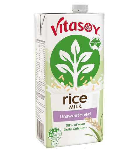 Picture of Vitasoy Unsweetened Long Life Rice Milk 1 Litre