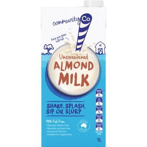 Picture of Community Co Milk Almond Unsweetened 1L