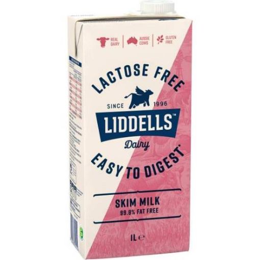 Picture of Liddells Lactose Free Skim Milk 1L
