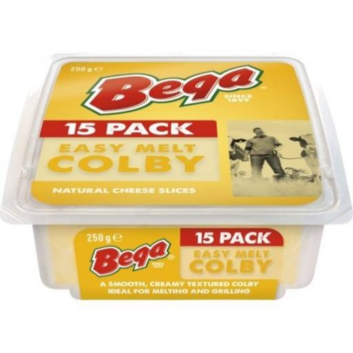 Picture of Bega Cheese Colby Easy Melt Slice 250Gm