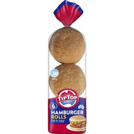 Picture of Tip Top Buns Hamburger Pack 6