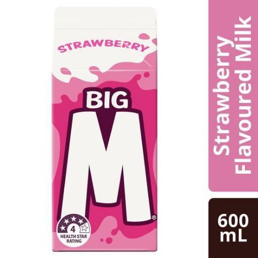 Picture of Big M Milk Strawberry 600Ml