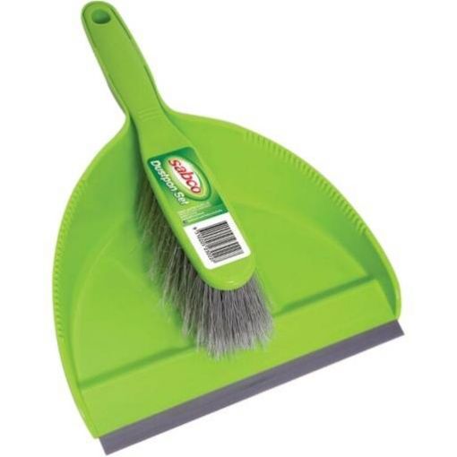 Picture of Sabco Dustpan Set Green 1Ea
