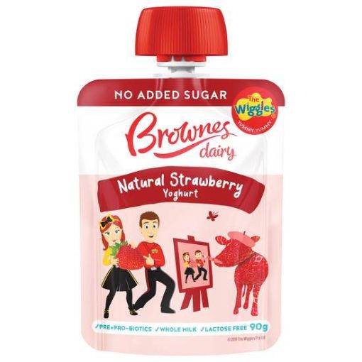 Picture of Wiggles Yoghurt Pouch Strawberry 90G