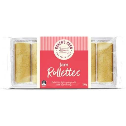 Picture of Baker's Oven Rollettes Jam 250Gm