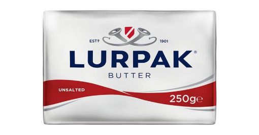 Picture of Lurpak Butter Black Unsalted 250Gm