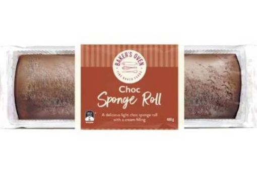 Picture of Baker's Oven Sponge Roll Chocolate 400Gm