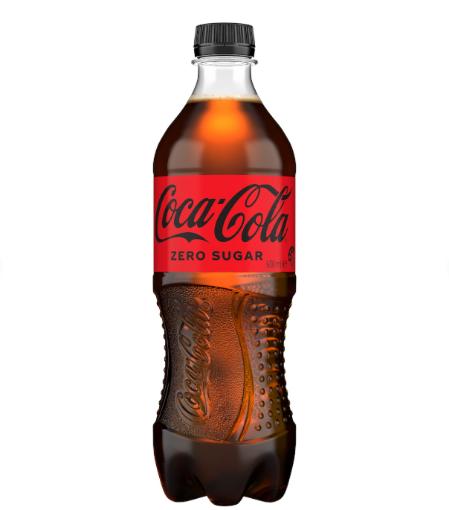 Picture of Coca-Cola Zero Sugar Soft Drink Bottle 600Ml