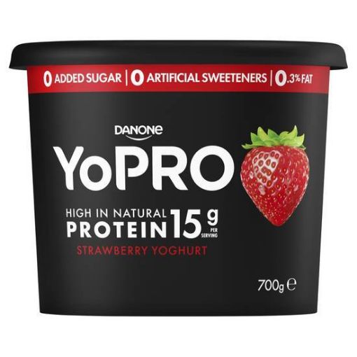 Picture of Yopro High Protein Strawberry Greek Yoghurt 700G