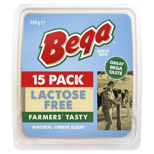 Picture of Bega Lactose Free Natural Cheese Slices 250G
