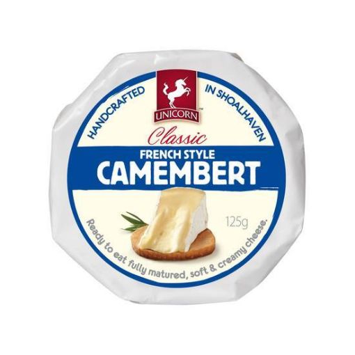 Picture of Unicorn Classic French Style Camembert Cheese 125G
