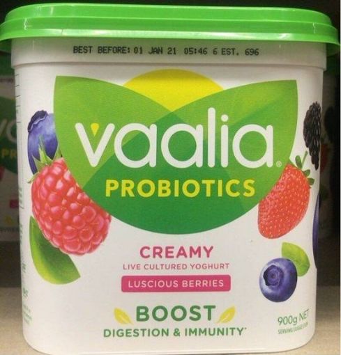 Picture of Vaalia Luscious Berries Yoghurt 900 Gm