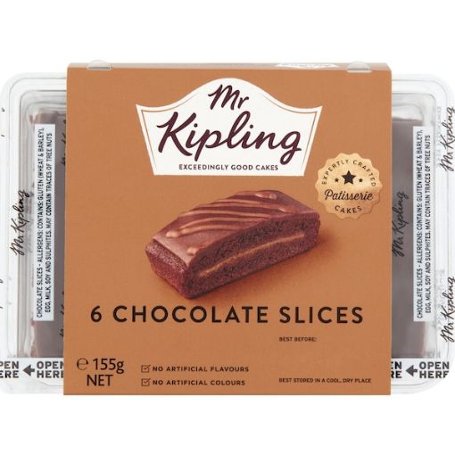 Picture of Mr Kipling Choc Slice 6 Pack