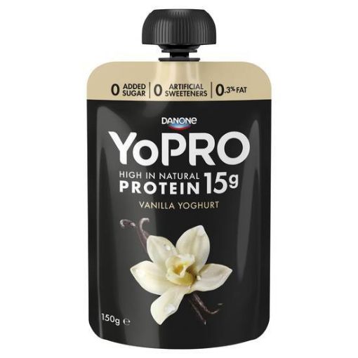 Picture of Danone Yopro Yoghurt Vanilla 150Gm