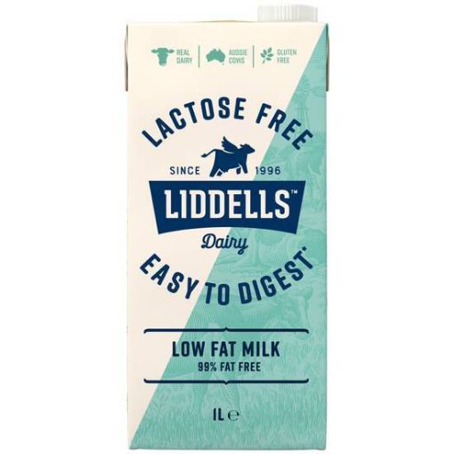Picture of Liddells Lactose Free Low Fat Milk 1L