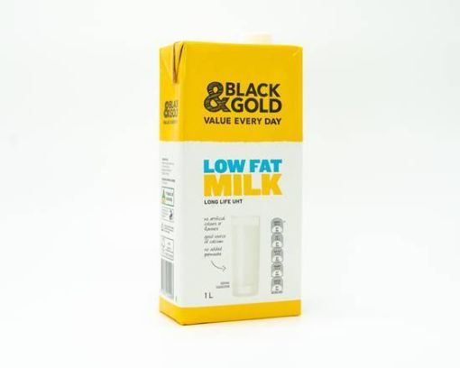 Picture of Black&Gold Milk Low Fat Rf 1L
