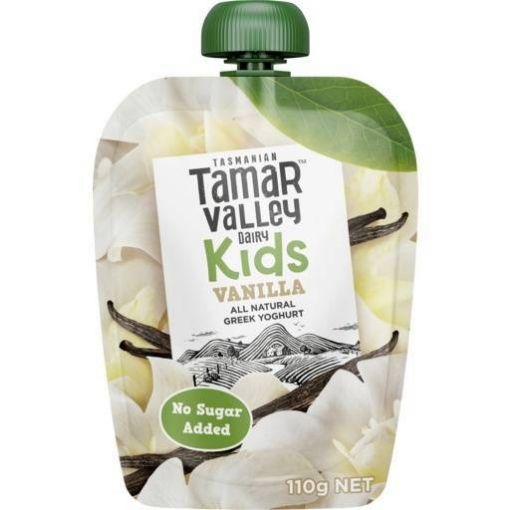 Picture of Tamar Valley Yoghurt Kids Greek Vanilla 110Gm