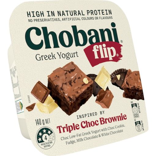 Picture of Chobani Flip Greek Yogurt Triple Choc Brownie 140G