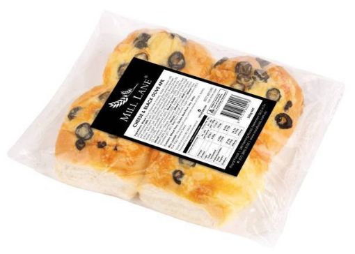 Picture of Mill Lane Roll Cheese Black Olive 4 Pack 320G