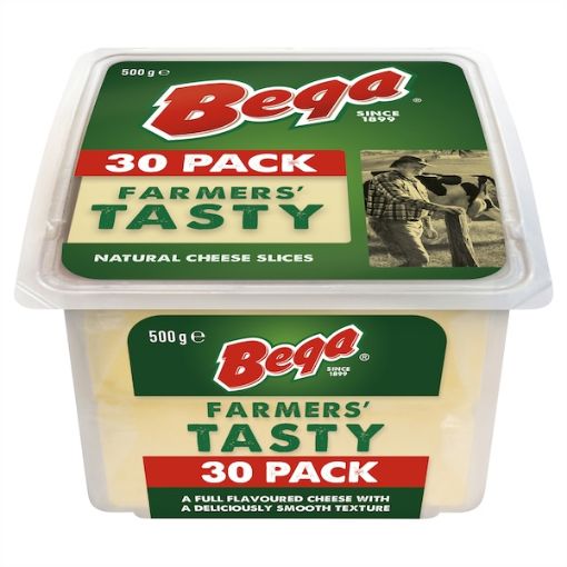 Picture of Bega Tasty Cheese Slices 500G