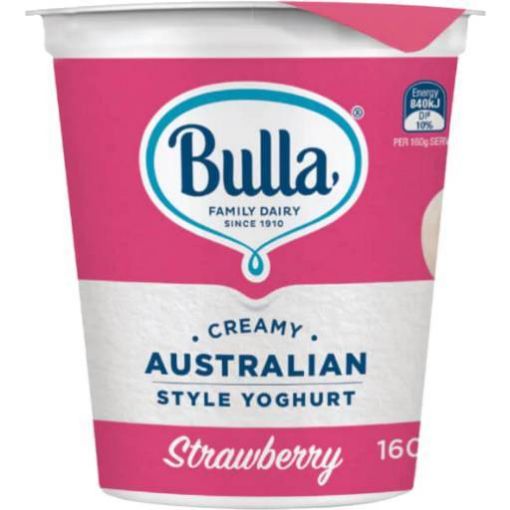 Picture of Bulla Yoghurt Australian Style Strawberry