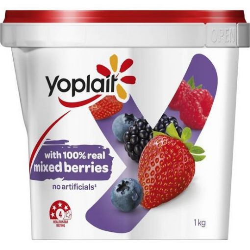 Picture of Yoplait Yoghurt Mixed Berry 1Kg