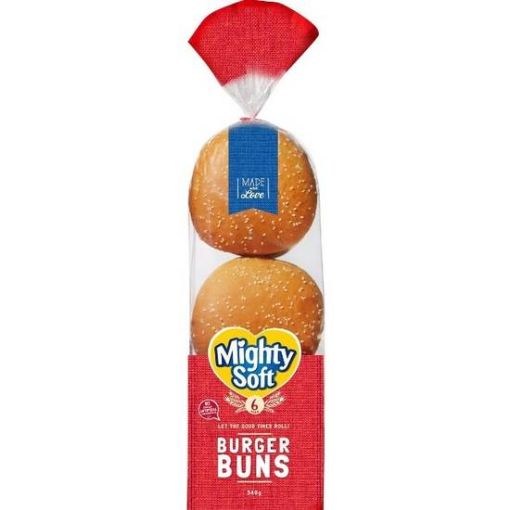 Picture of Mighty Soft Bun Hamburger 6Pk