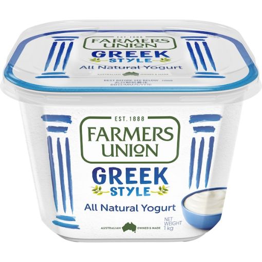 Picture of Farmers Union Yoghurt Greek Style 1Kg