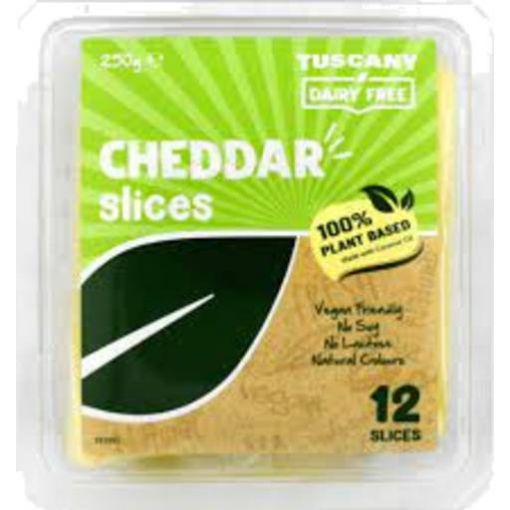 Picture of Tuscany Dairy Free Cheddar Slices 250G