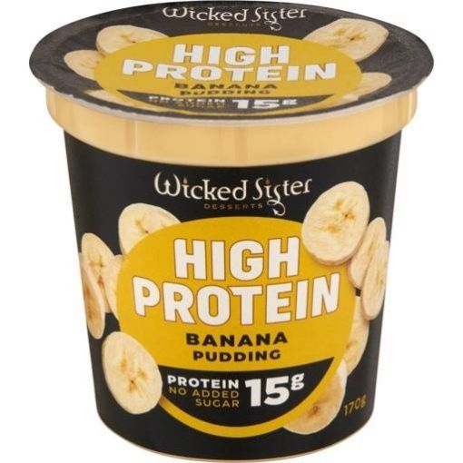 Picture of Wicked Sister Pudding High Protein Banana 170Gm