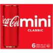 Picture of Coca-Cola Classic Soft Drink Multipack Mini Cans (6 Pack) 250Ml