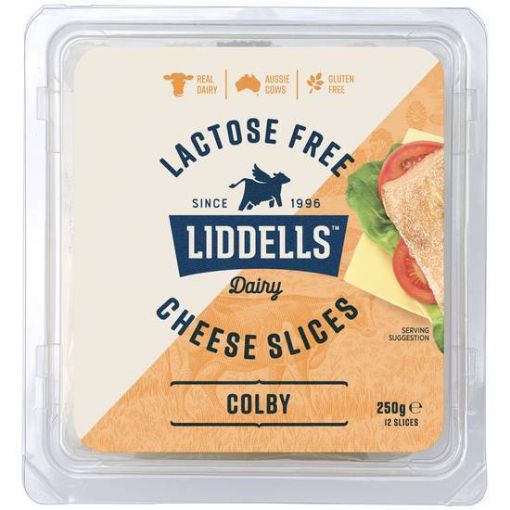 Picture of Liddells Cheese Colby Slice 250Gm