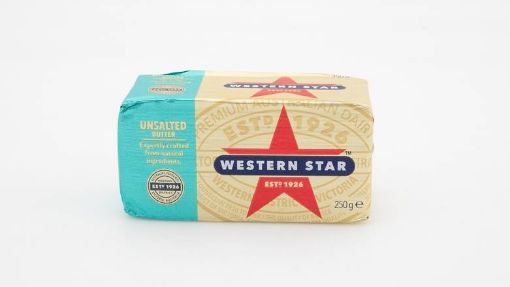 Picture of Western Star Butter Unsalted Cont Pat 250Gm