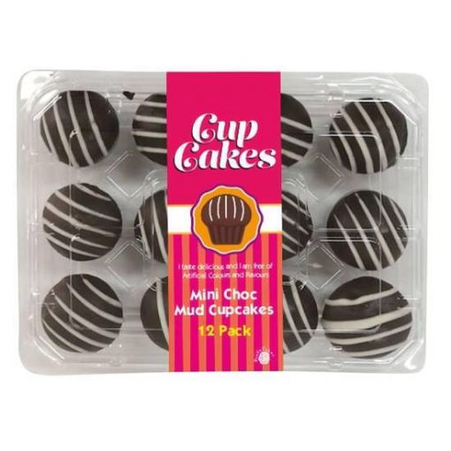 Picture of Handy Foods Cupcake Mini Rich Chocolate 12 Pack