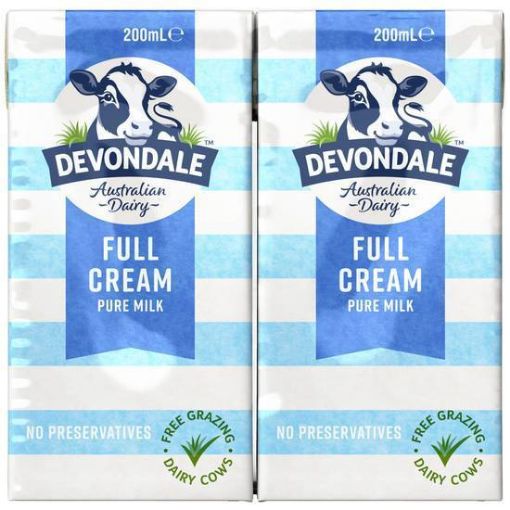 Picture of Devondale Milk Full Cream Uht 6X200ml