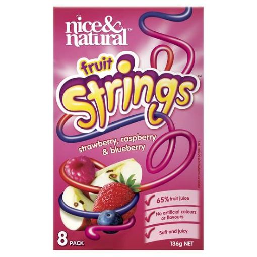 Picture of Nice Nature Fruit Snack Raspberry & Blueberry 136G