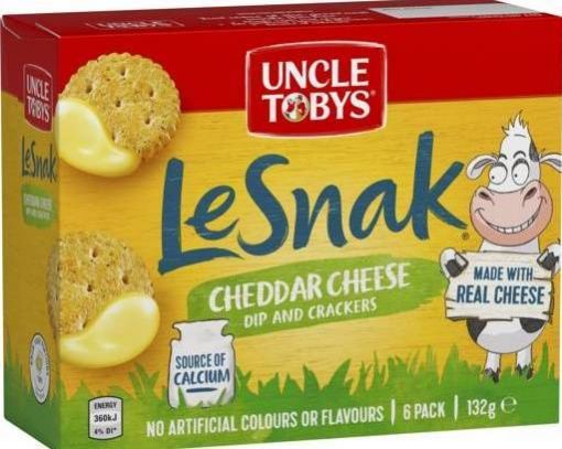 Picture of Uncle Toby Le Snak Natural Cheese 132Gm