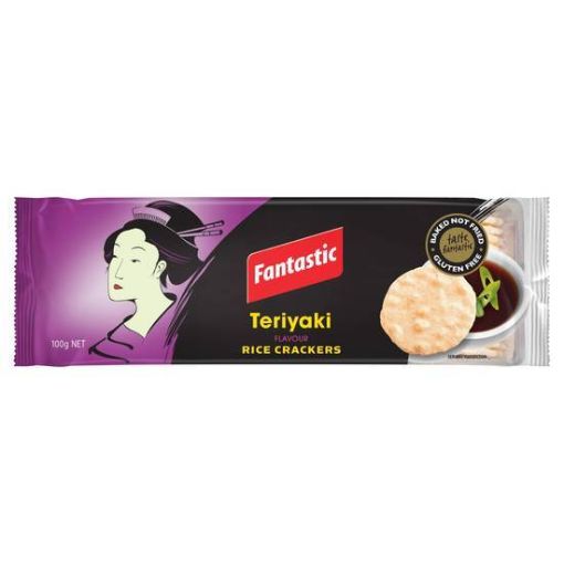 Picture of Fantastic Rice Crackers Teriyaki 100Gm